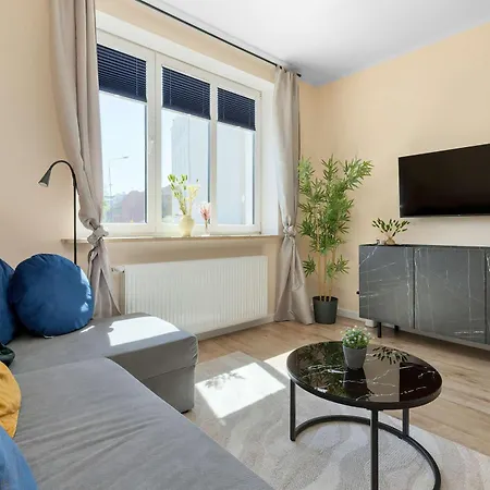 Komfortowy W Sercu Gdańska Z Miejscem Do Pracy By Renters Apartament